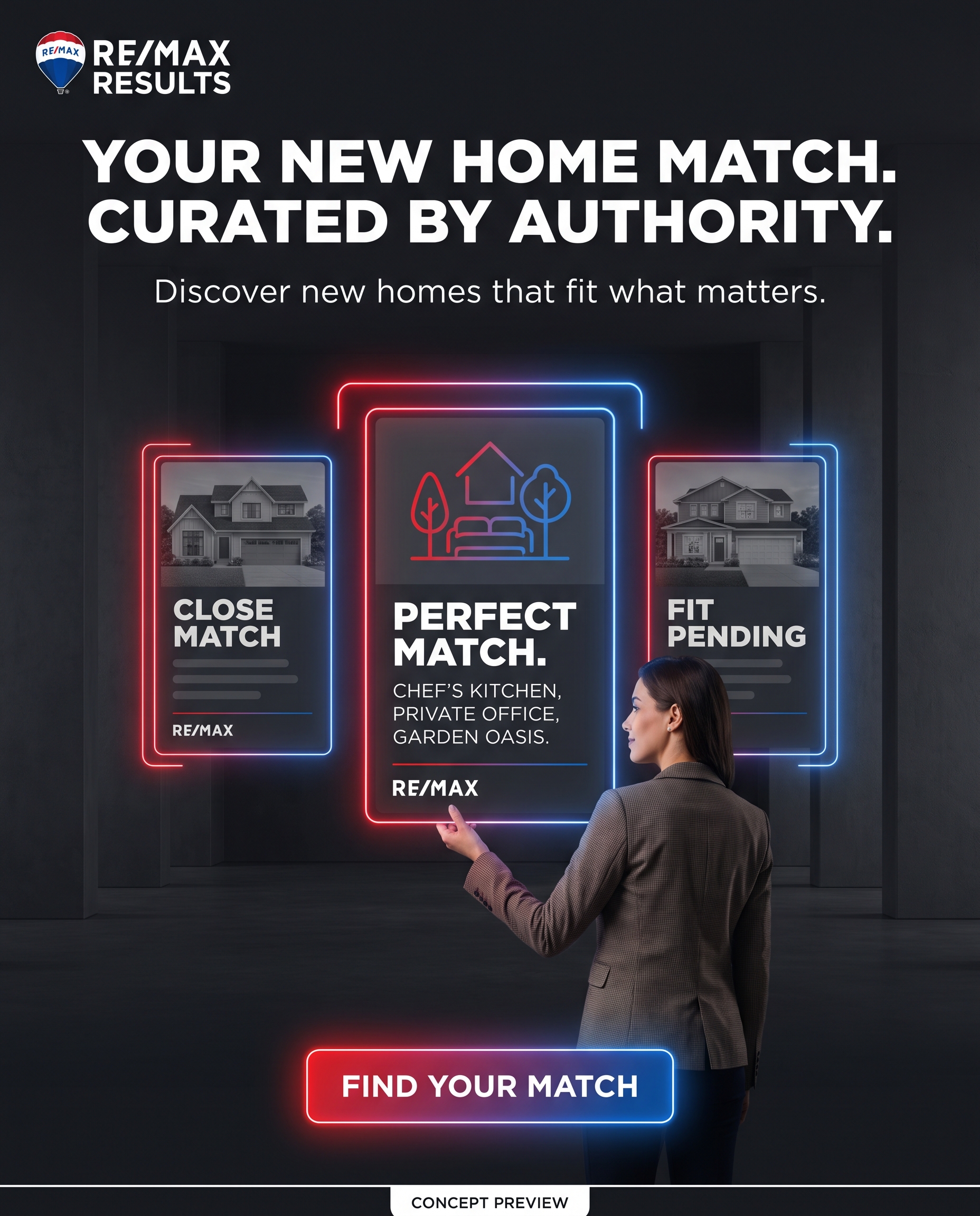 RE/MAX Results match concept